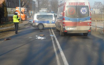 Groźny wypadek na ul. Brzezińskiej