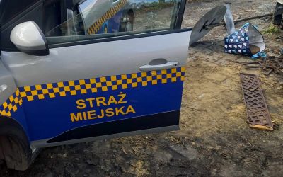 Kradzież złomu w dzielnicy Piasek