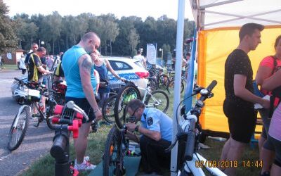 Znakowanie rowerów podczas Rajdu